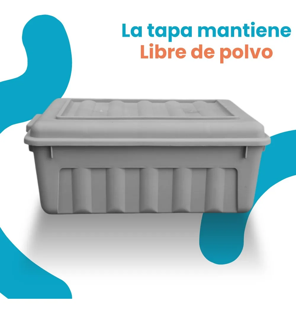 Caja organizadora con tapa Mod. Forza 13 litros - Imagen 3
