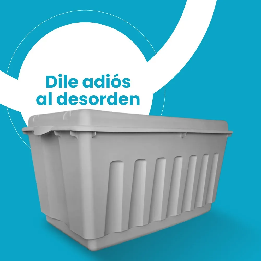 Caja organizadora con tapa Mod. Forza 135 litros - Imagen 4