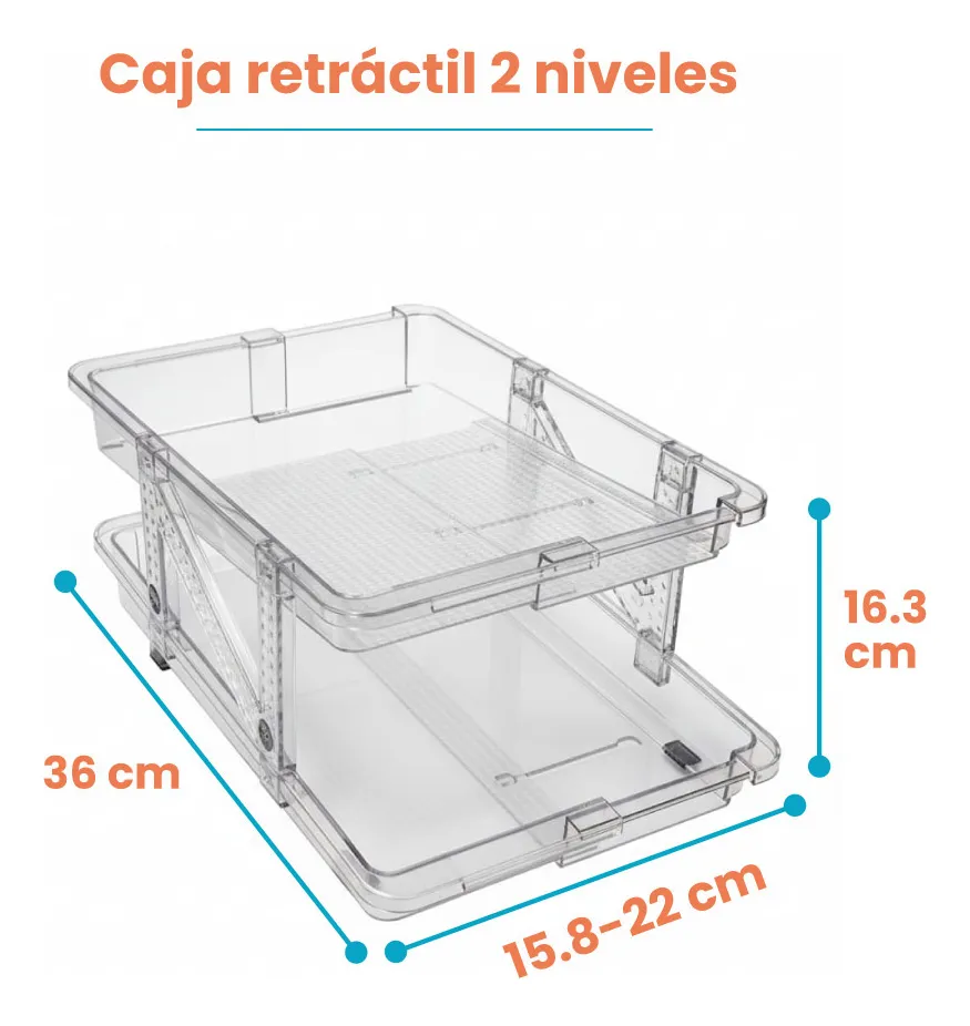 2 Cajas retráctiles para almacenar bebidas - Imagen 2