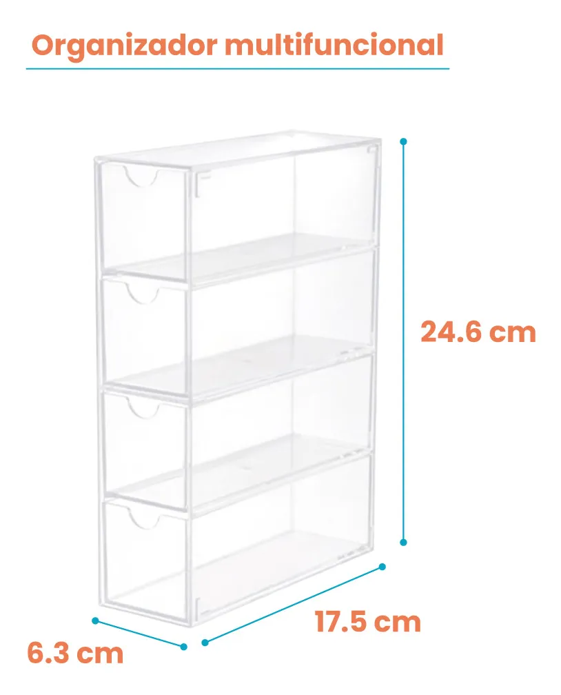 Organizador de lentes caja de almacenamiento multinivel - Imagen 2