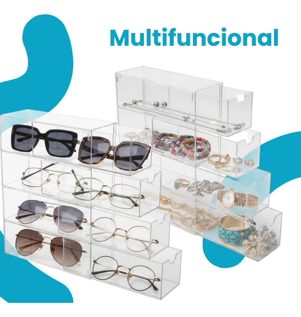 Organizador de lentes caja de almacenamiento multinivel - Imagen 3