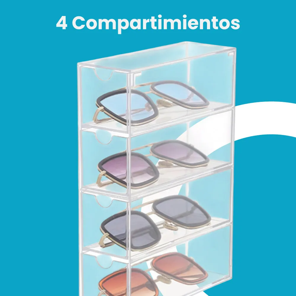 Organizador de lentes caja de almacenamiento multinivel - Imagen 4