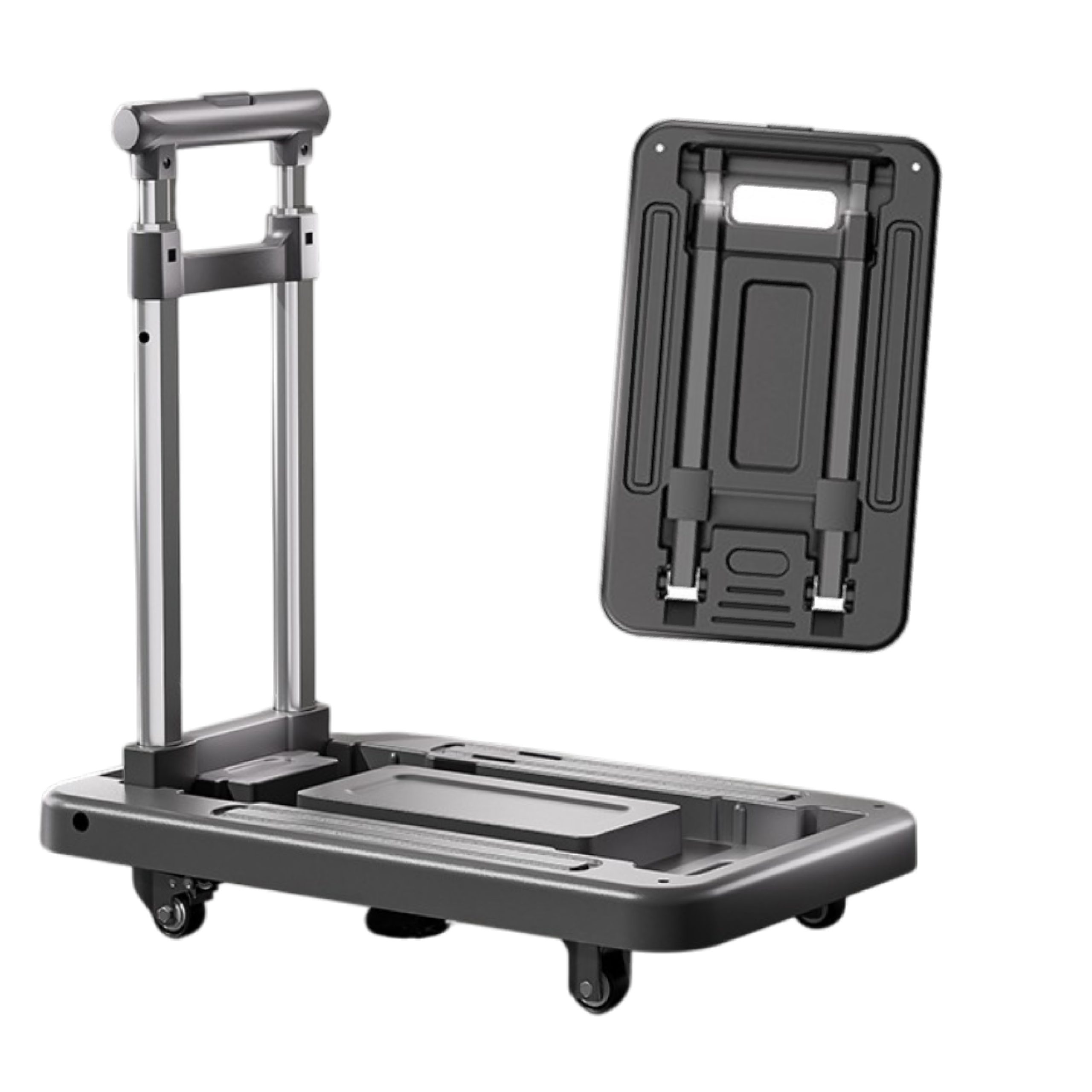 Carrito con plataforma plegable para carga de hasta 100 kg