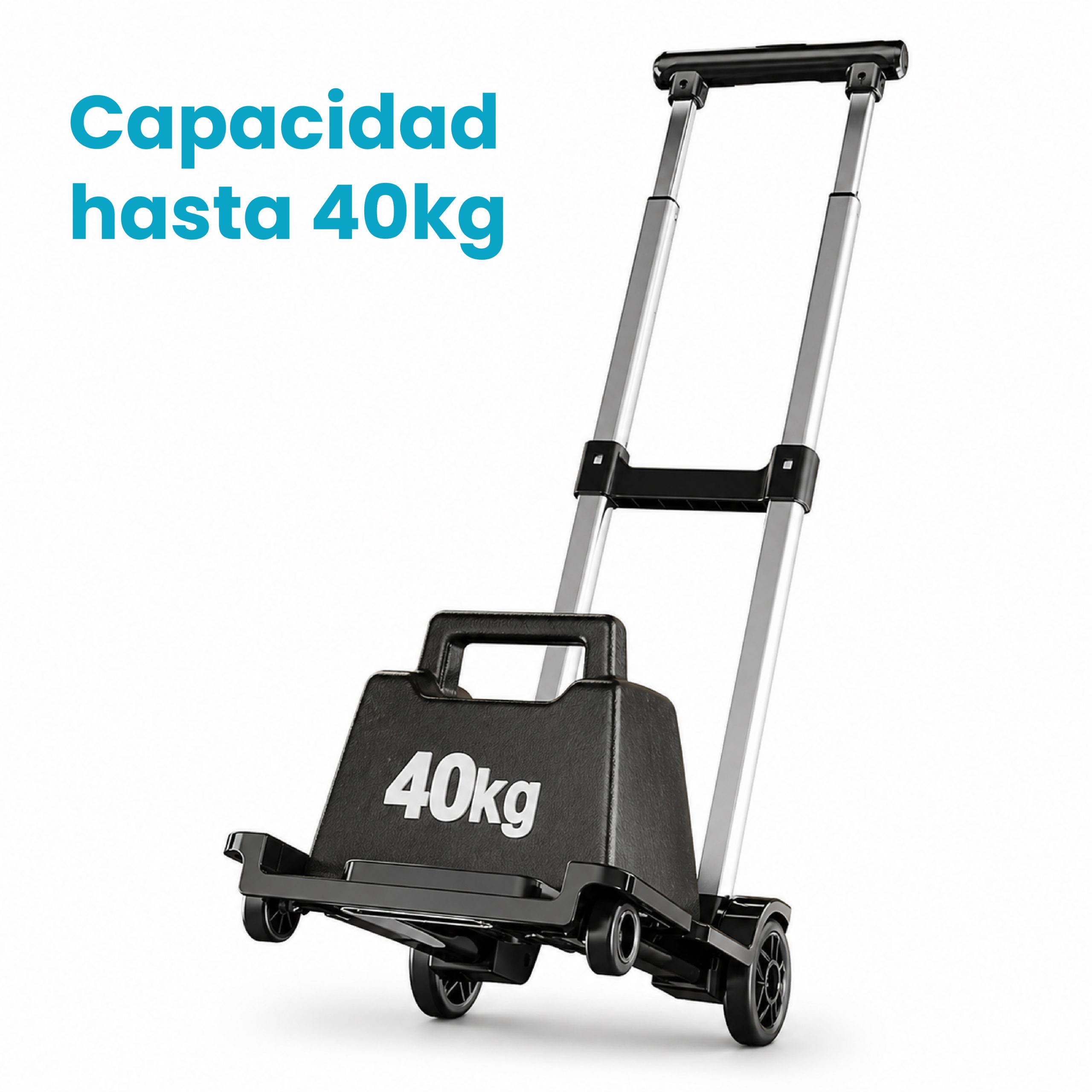 Carrito con plataforma plegable para carga de hasta 40 kg - Imagen 6