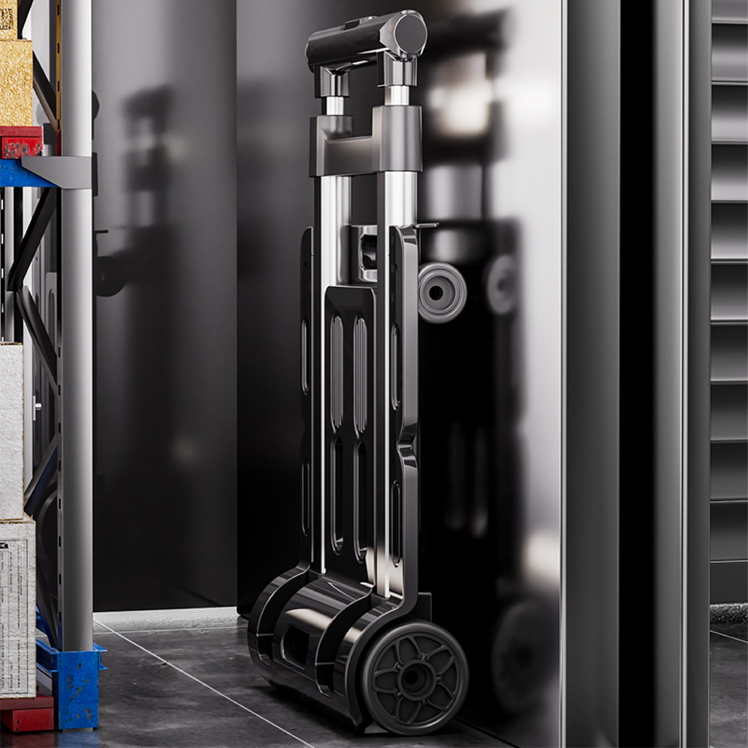 Carrito con plataforma plegable para carga de hasta 40 kg - Imagen 10