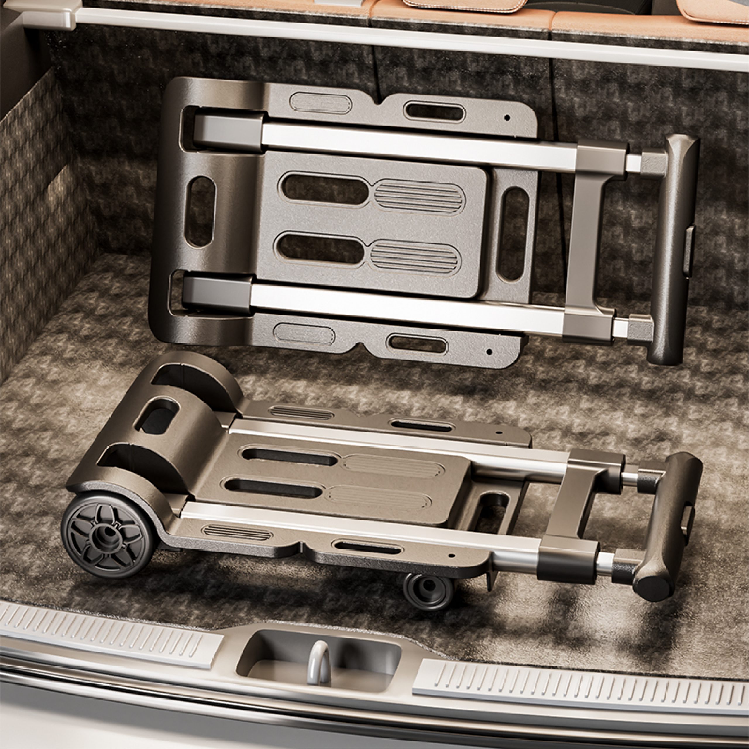 Carrito con plataforma plegable para carga de hasta 40 kg - Imagen 11