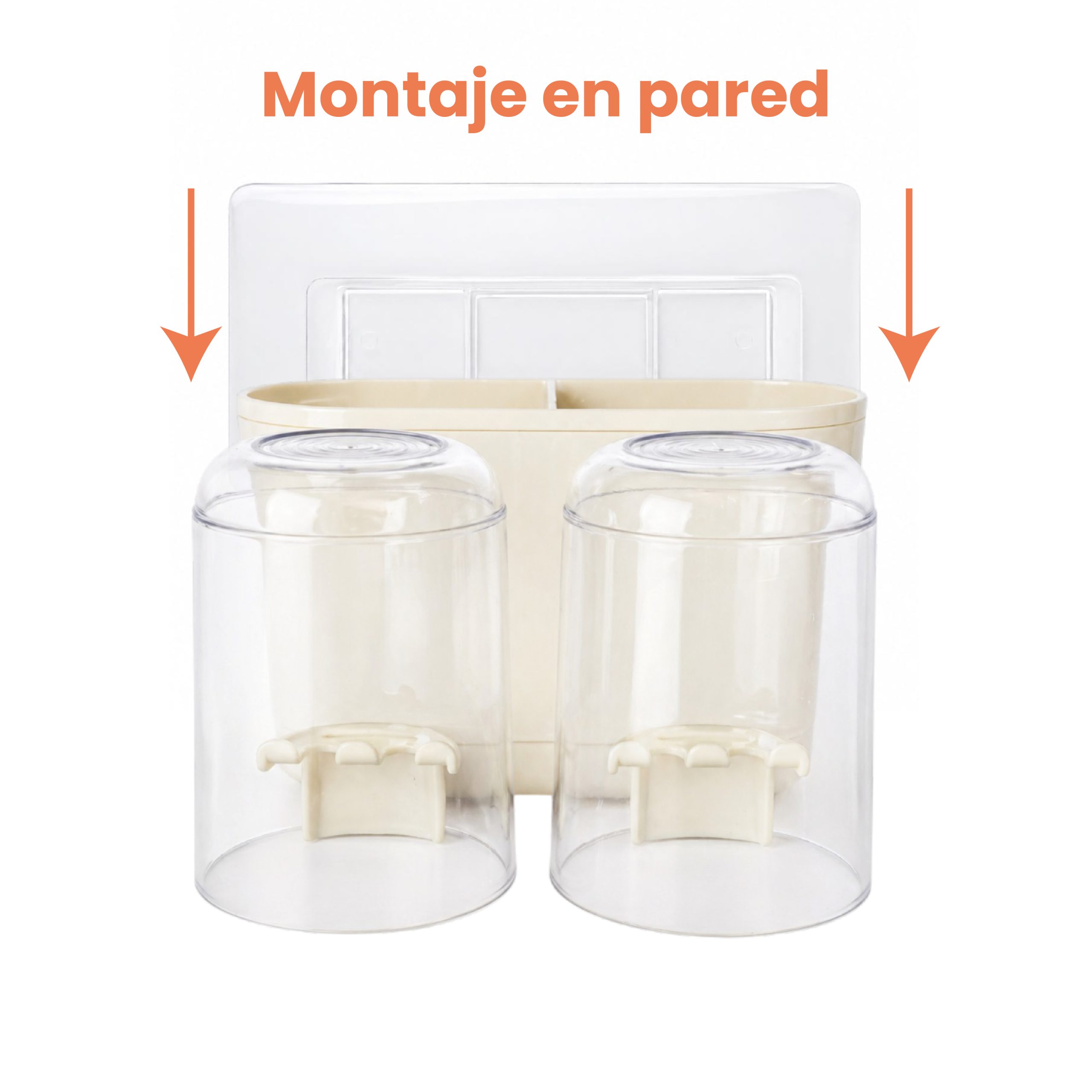 Soporte empotrable en pared para cepillos de dientes - Imagen 4