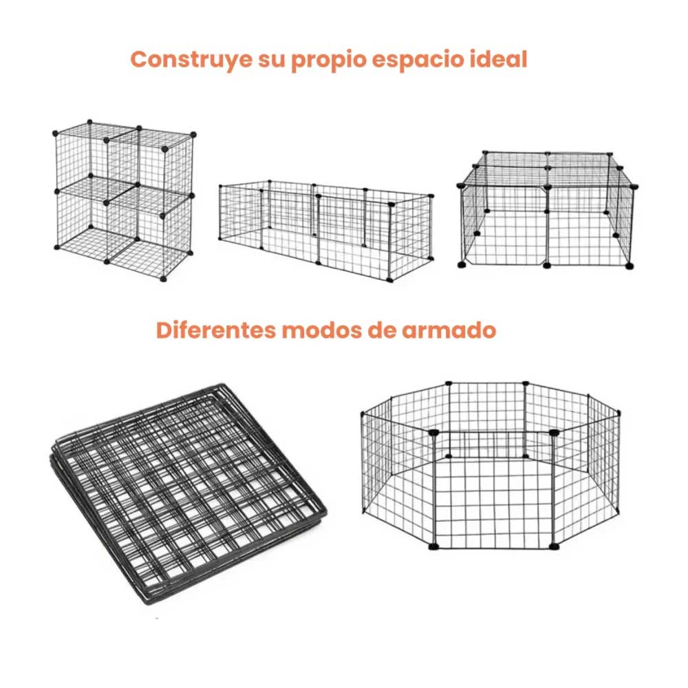Corral de metal para mascotas 12 paneles - Imagen 4