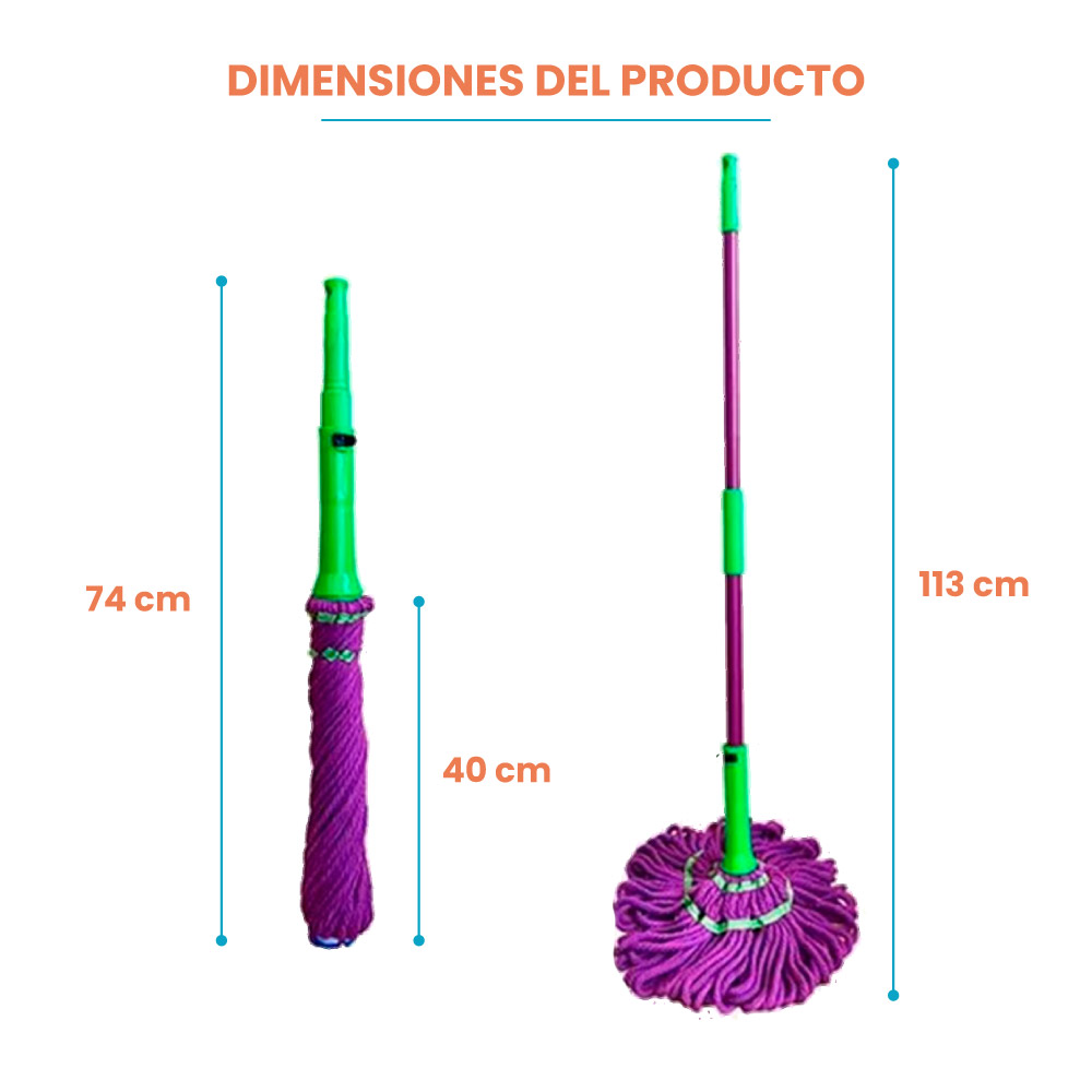 Trapeador Mágico Morado - Imagen 3