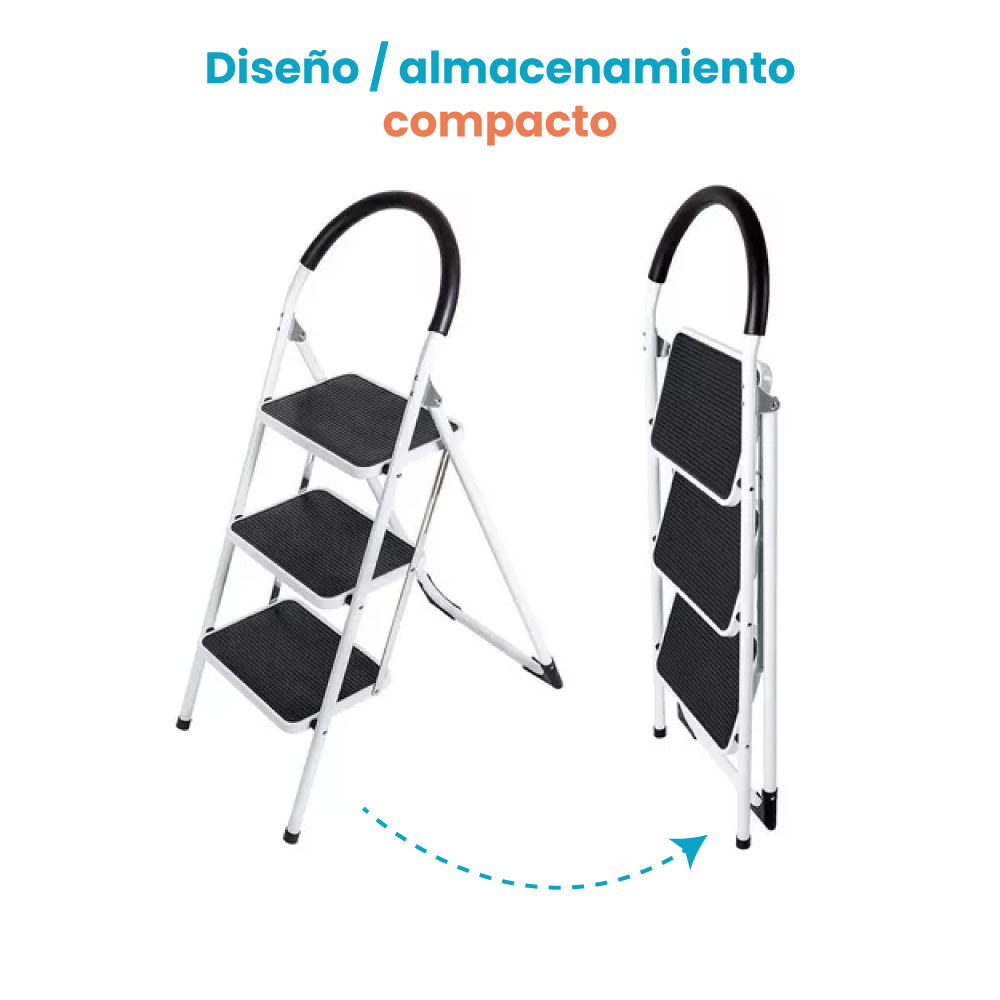 Escalera plegable 3 niveles - Imagen 5