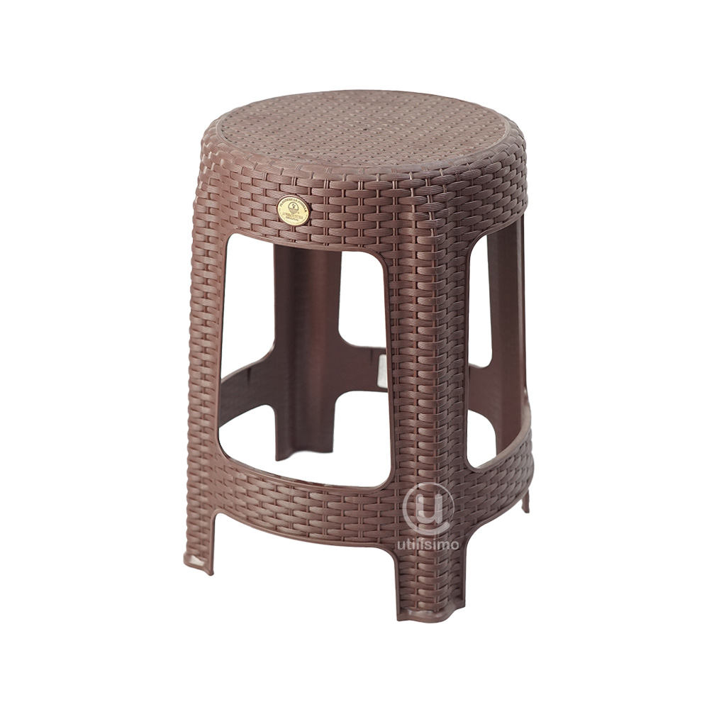 BANCO RATTAN REDONDO LA ARDILLA | utilísimo® - Imagen 3