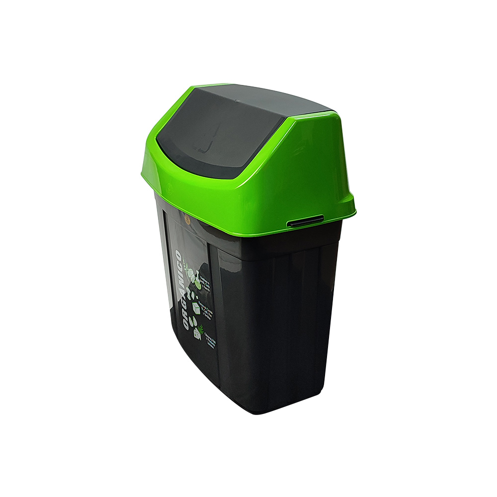BOTE CONTENEDOR PARA BASURA CON TAPA BALANCIN 90 LITROS - Imagen 6