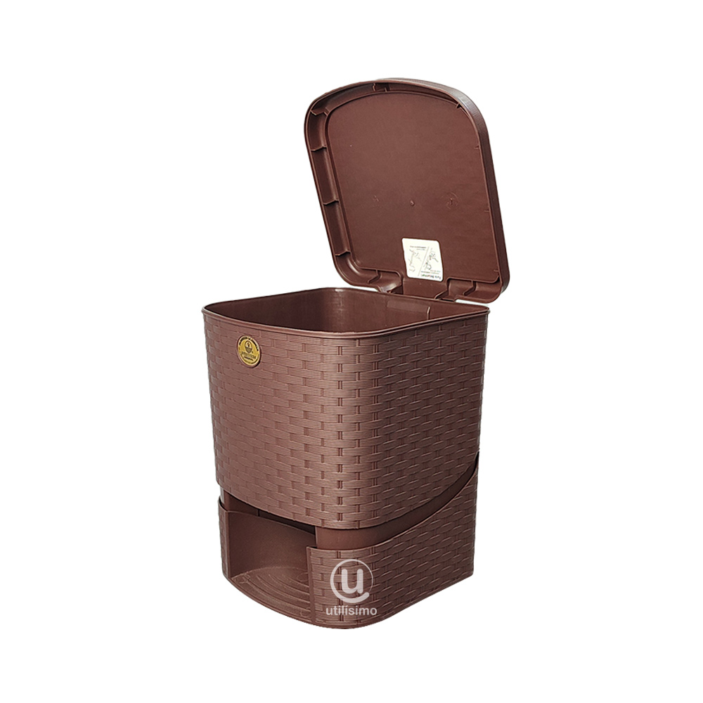 CESTO TIPO RATTAN PEDAL 8L LA ARDILLA | utilísimo® - Imagen 4