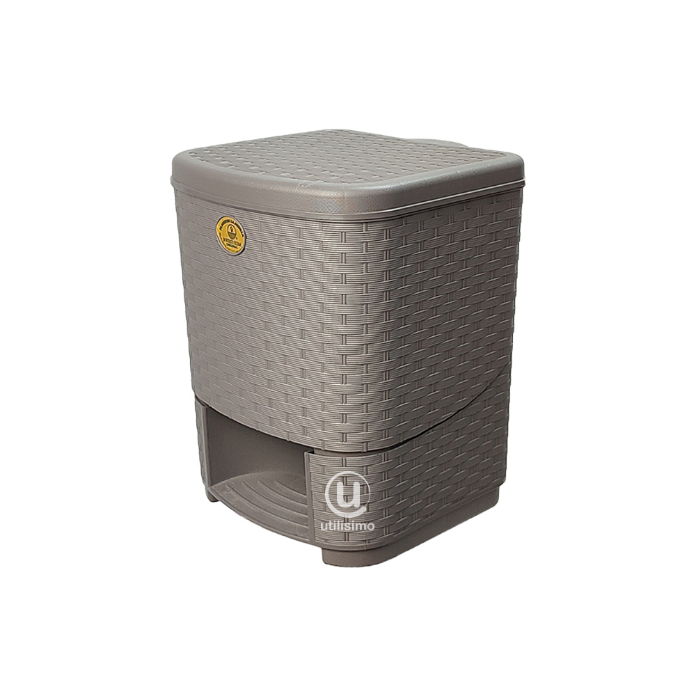 CESTO TIPO RATTAN CON PEDAL 15L LA ARDILLA | utilísimo® - Imagen 8