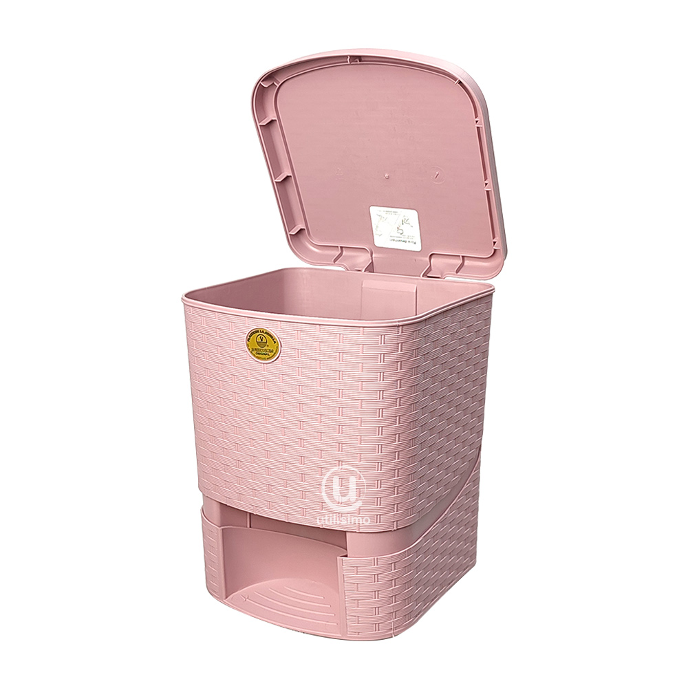 CESTO TIPO RATTAN CON PEDAL 15L LA ARDILLA | utilísimo® - Imagen 7