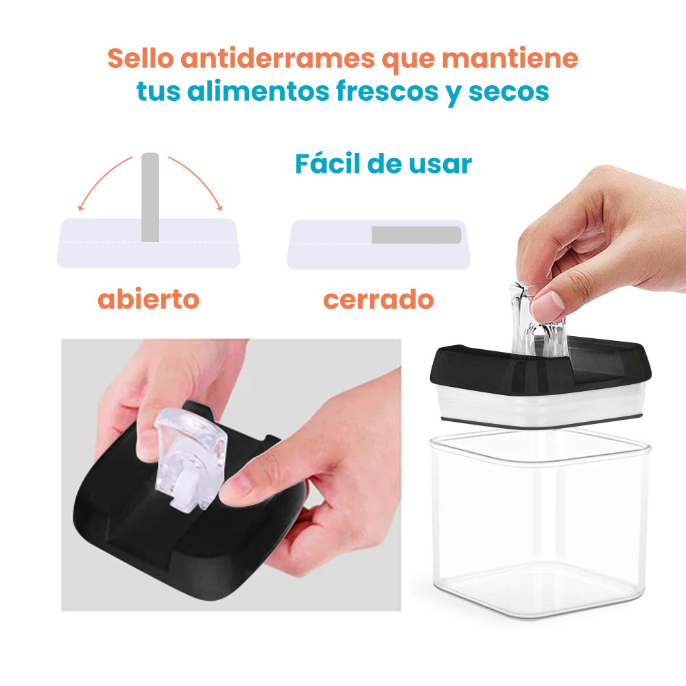 Contenedor de almacenamiento para alimentos de 5 piezas - Imagen 5