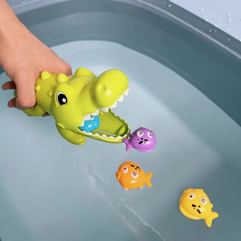 Juego de Agua Para Bañera Interactivo Cocodrilo - Imagen 2