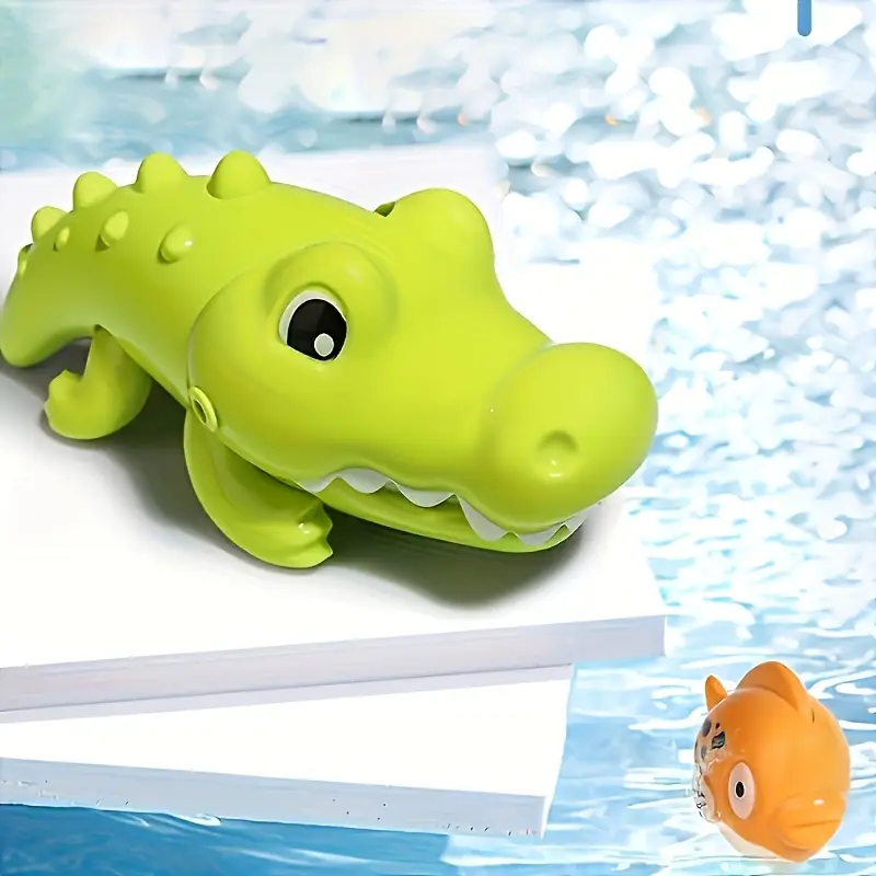 Juego de Agua Para Bañera Interactivo Cocodrilo - Imagen 5