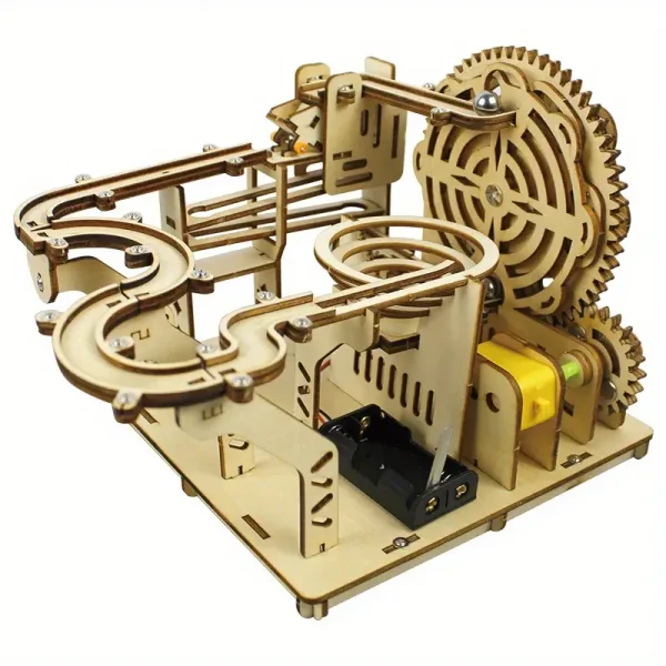 Rompecabezas DIY madera ciclo perpetuo noria