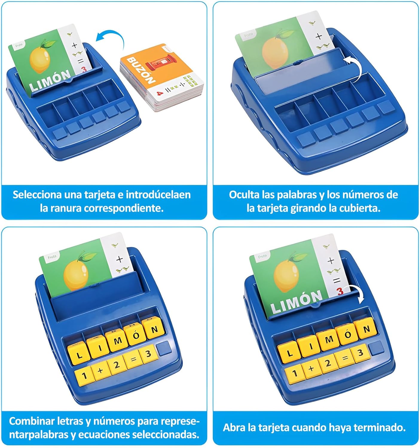 Juego de tarjetas razonamiento alfabético y matemático - Imagen 2