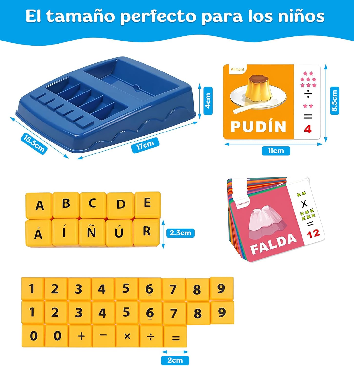 Juego de tarjetas razonamiento alfabético y matemático - Imagen 3
