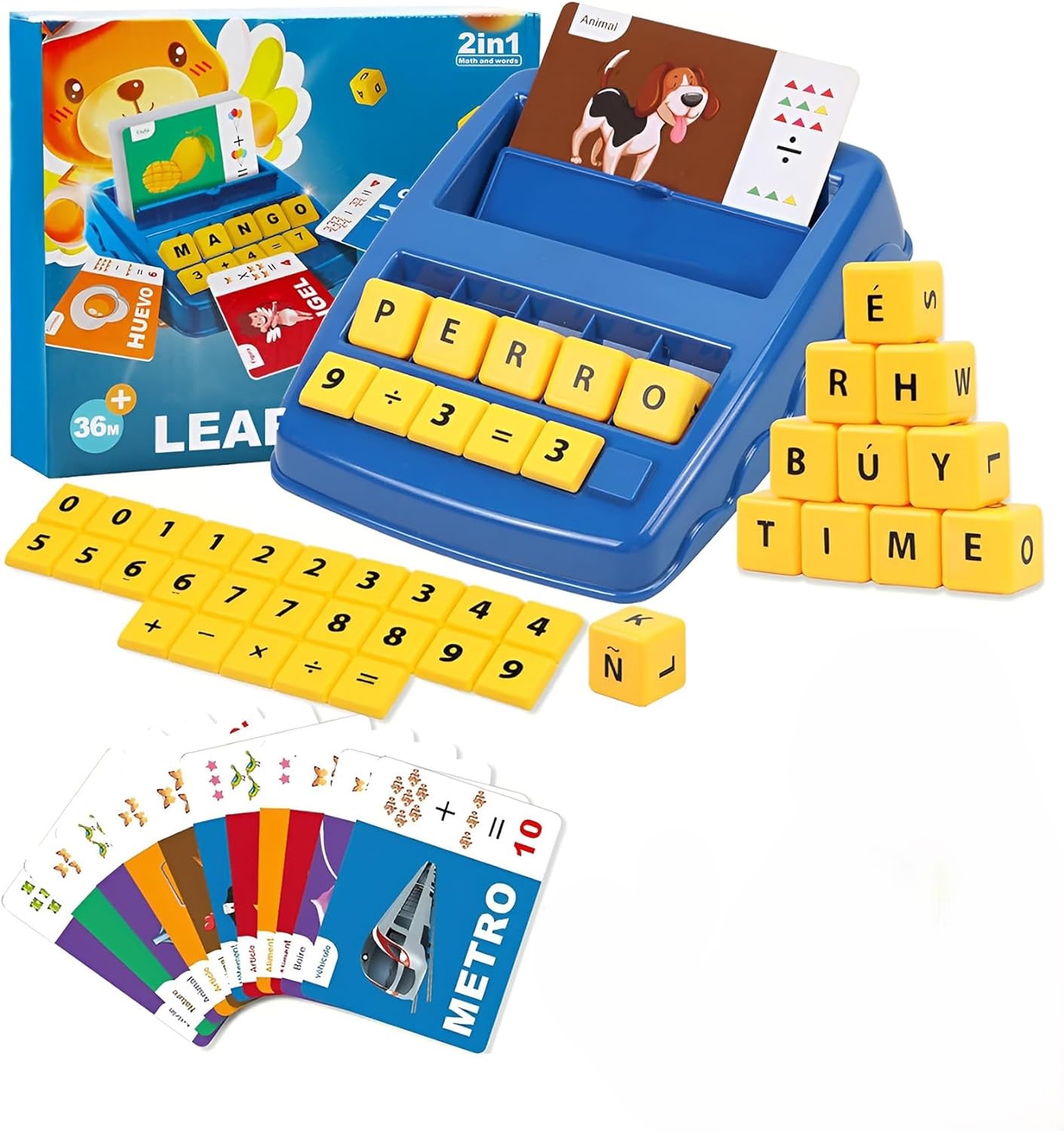 Juego de tarjetas razonamiento alfabético y matemático