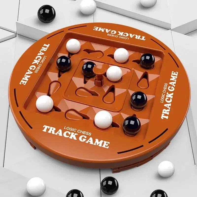 Juego tipo ajedrez con canicas