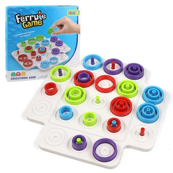 Juego tablero de lógica gato plus