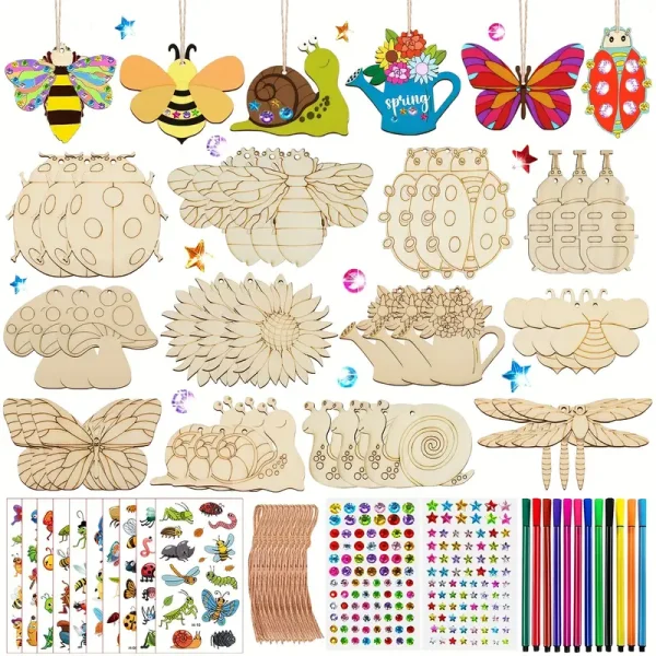 DIY madera animalitos e insectos