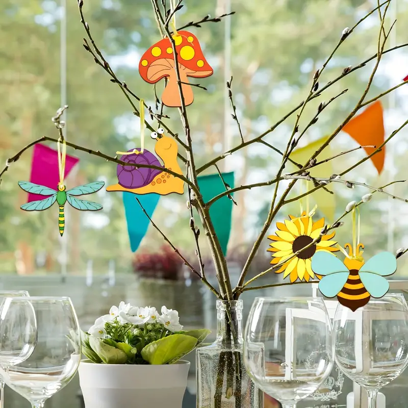 DIY madera animalitos e insectos - Imagen 7