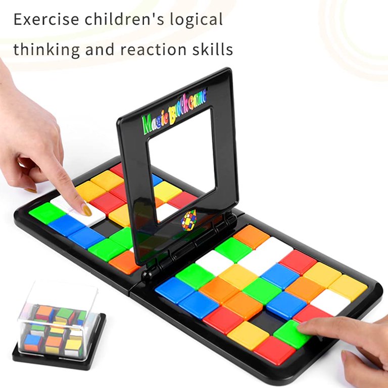 Juego tablero carrera de bloques colores - Imagen 5