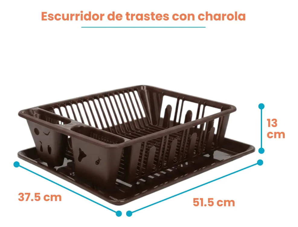 Escurridor para trastes con charola - Imagen 2