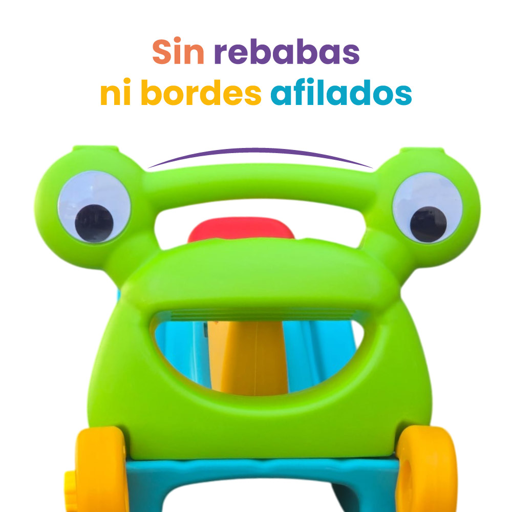 Mecedora 2 en 1 balancín y resbaladilla rana - Kiddo - Imagen 6