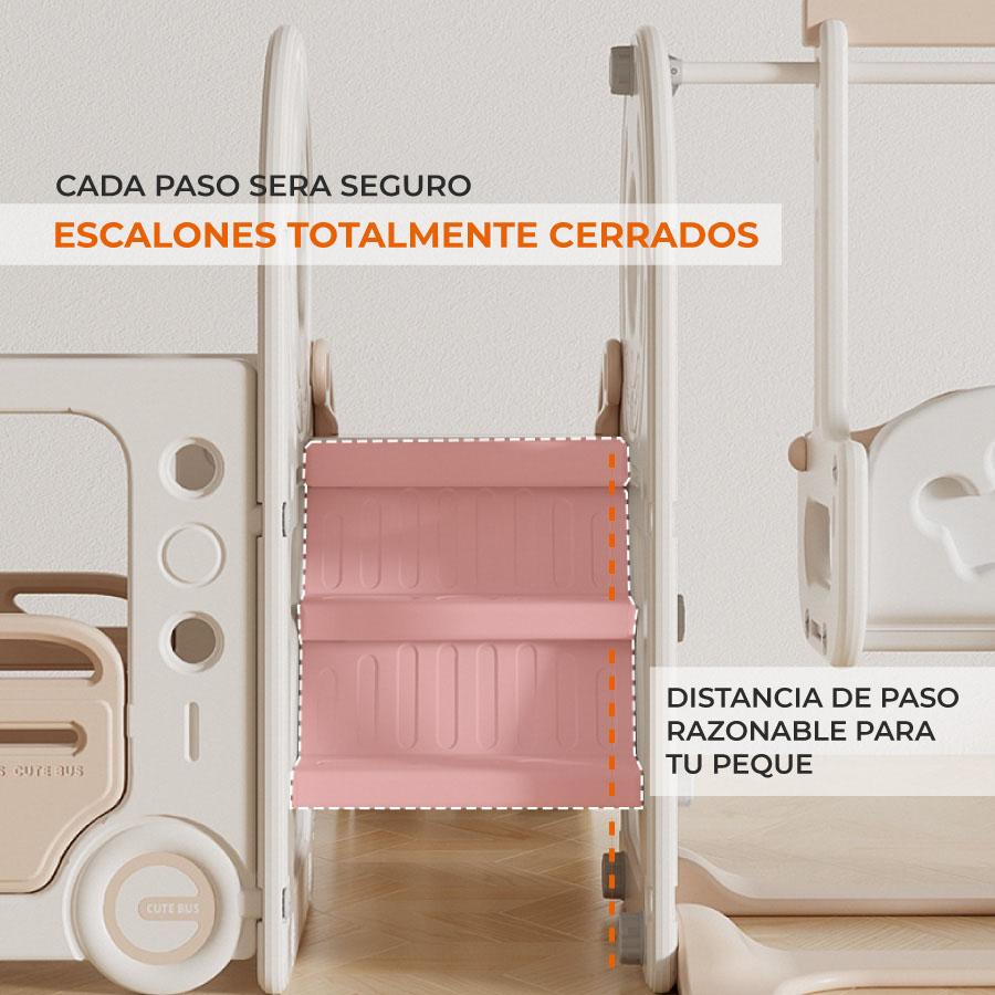 Resbaladilla, columpio y carrito - Kiddo - Imagen 4