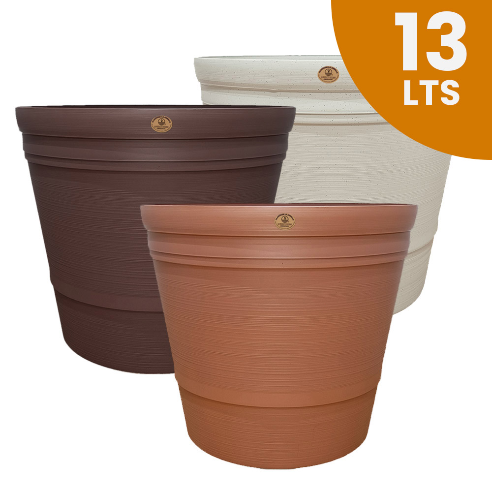 Maceta para Interiores y Exteriores 13 Litros | Utilísimo®