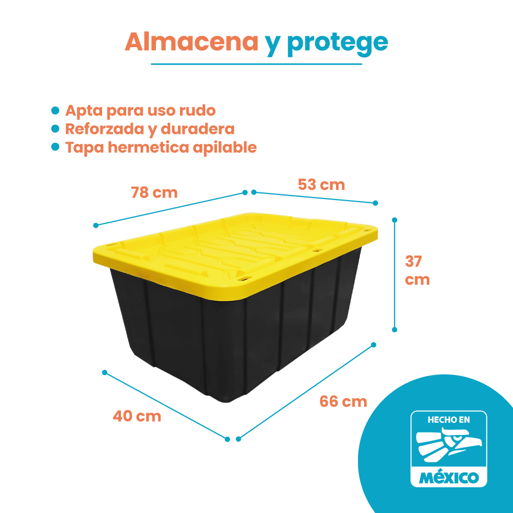Caja ferretera 102L organizadora multiusos resistente - Imagen 6