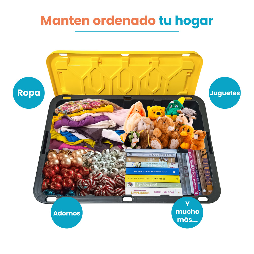 Caja ferretera 102L organizadora multiusos resistente - Imagen 7