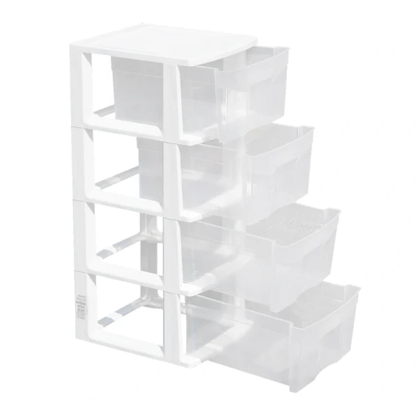 Cajonera de 4 niveles plástica Italhome