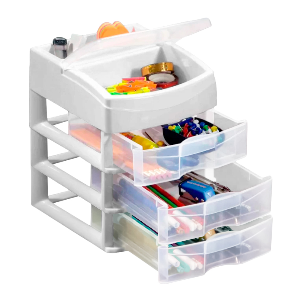 Organizador 3 Cajones Compartimiento Escritorio