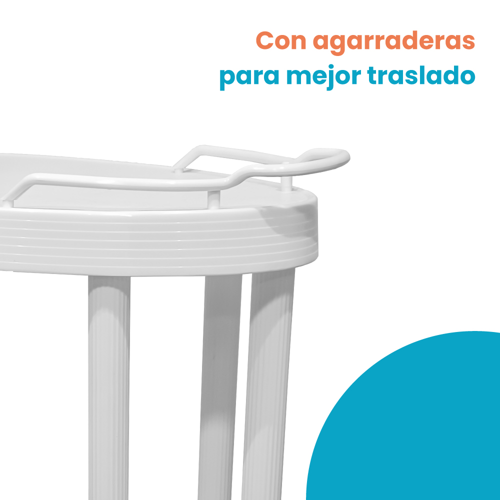 Organizador Rack Carrito Ovalado con Ruedas - Imagen 7