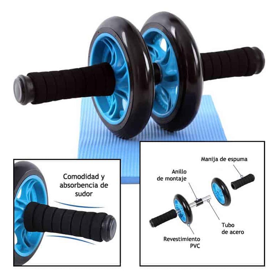 Rueda abdominal doble con tapete - ENDEAVOR - Imagen 7