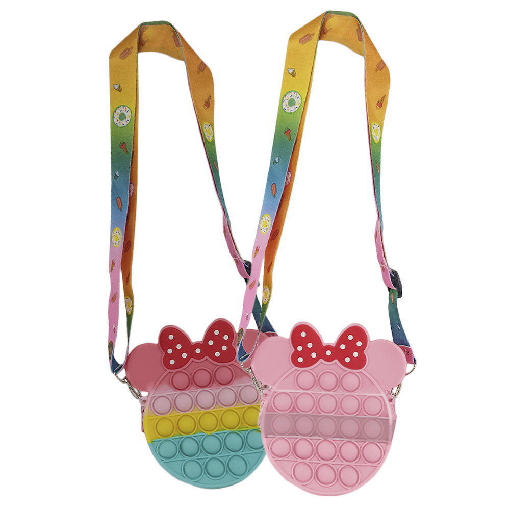Bolsa de mano para niñas Pop It Silicón