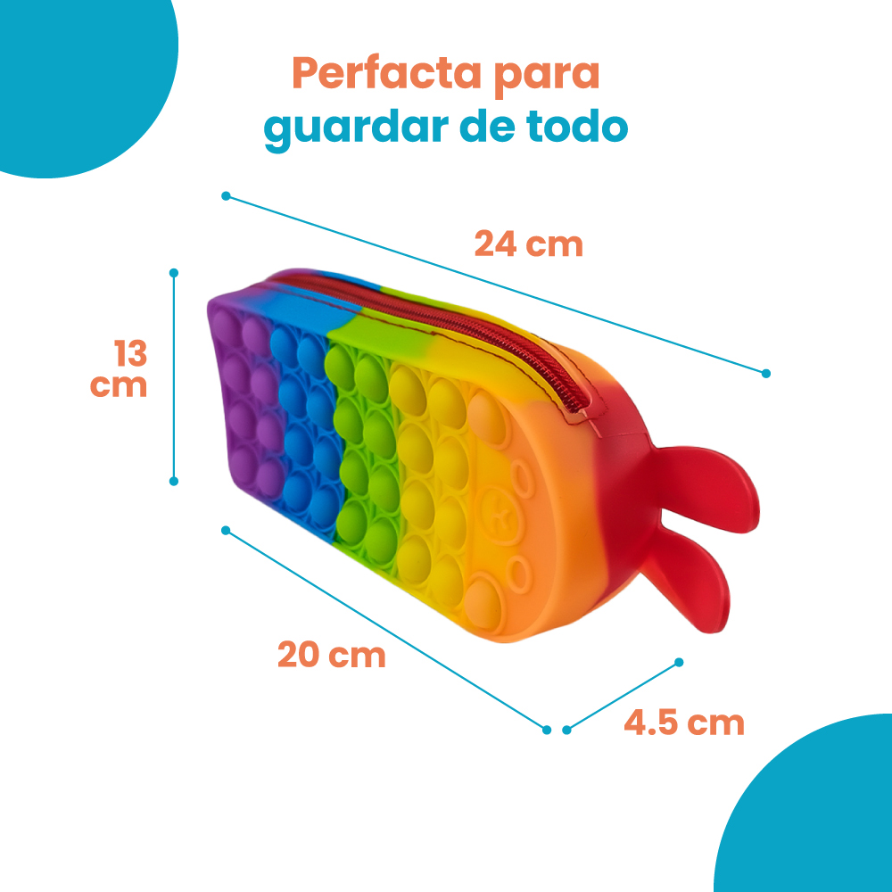 Estuche para colores y lápices Pop It - Imagen 5