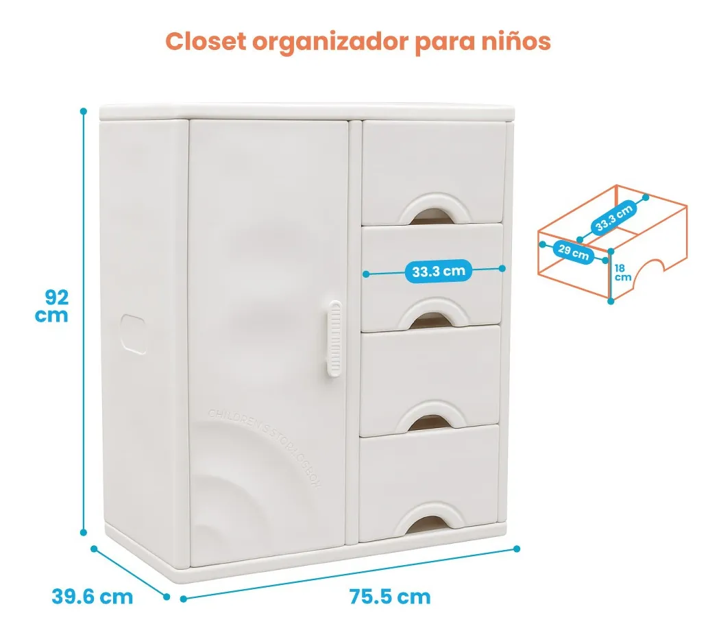 Armario organizador infantil - Imagen 2