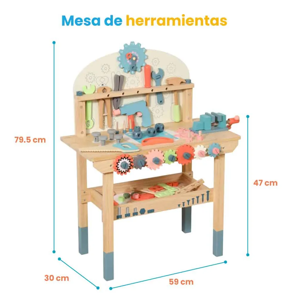 Mini mesa de herramientas interactiva - Imagen 2