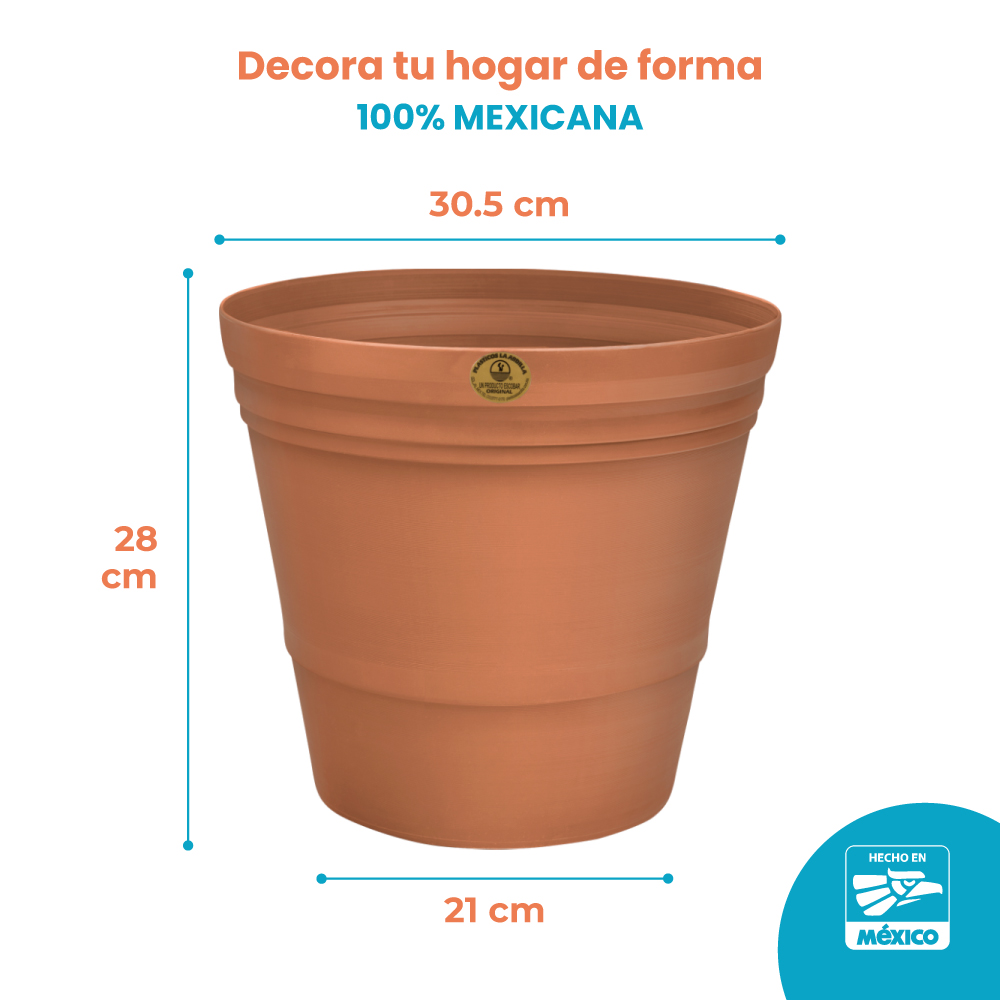 Maceta para Interiores y Exteriores 13 Litros | Utilísimo® - Imagen 5
