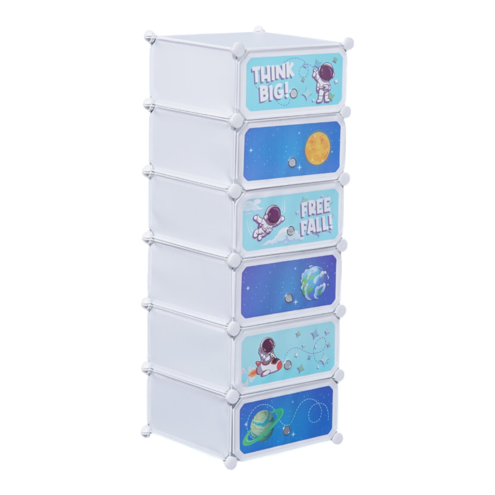 Juguetero organizador de 6 cubos modular - Imagen 3