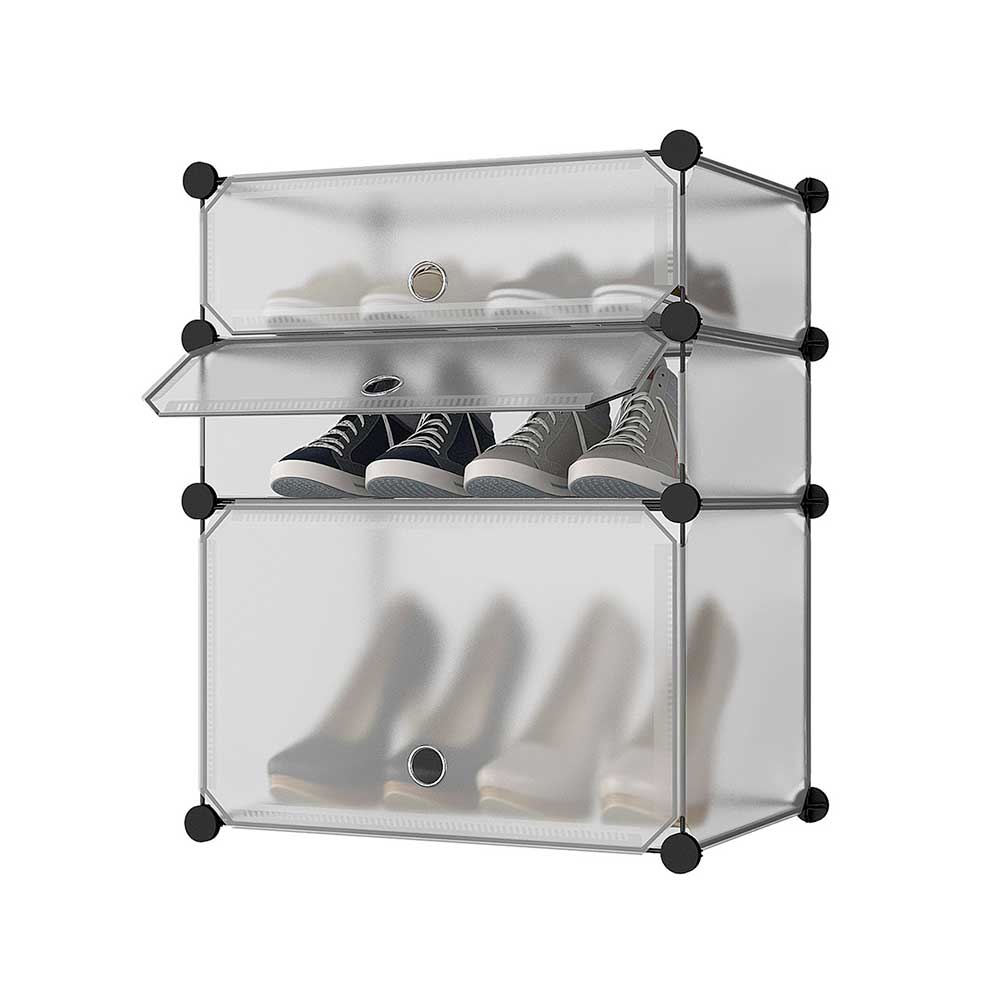 Buró Zapatero Organizador Plástico de tres niveles | Utilísimo® - Imagen 2