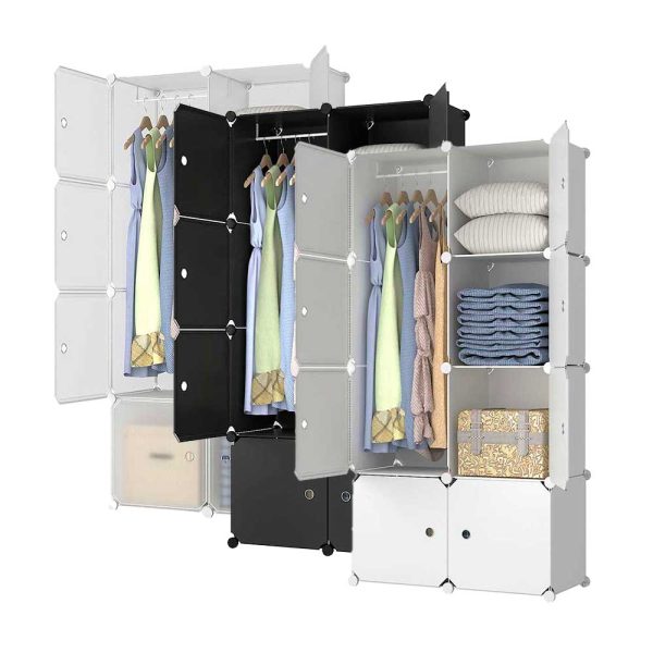Ropero organizador plástico mueble modular
