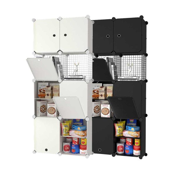 Gabinete Organizador Plástico Metálico 8 cubos | Utilísimo®